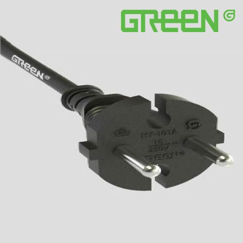 Power cord with plug